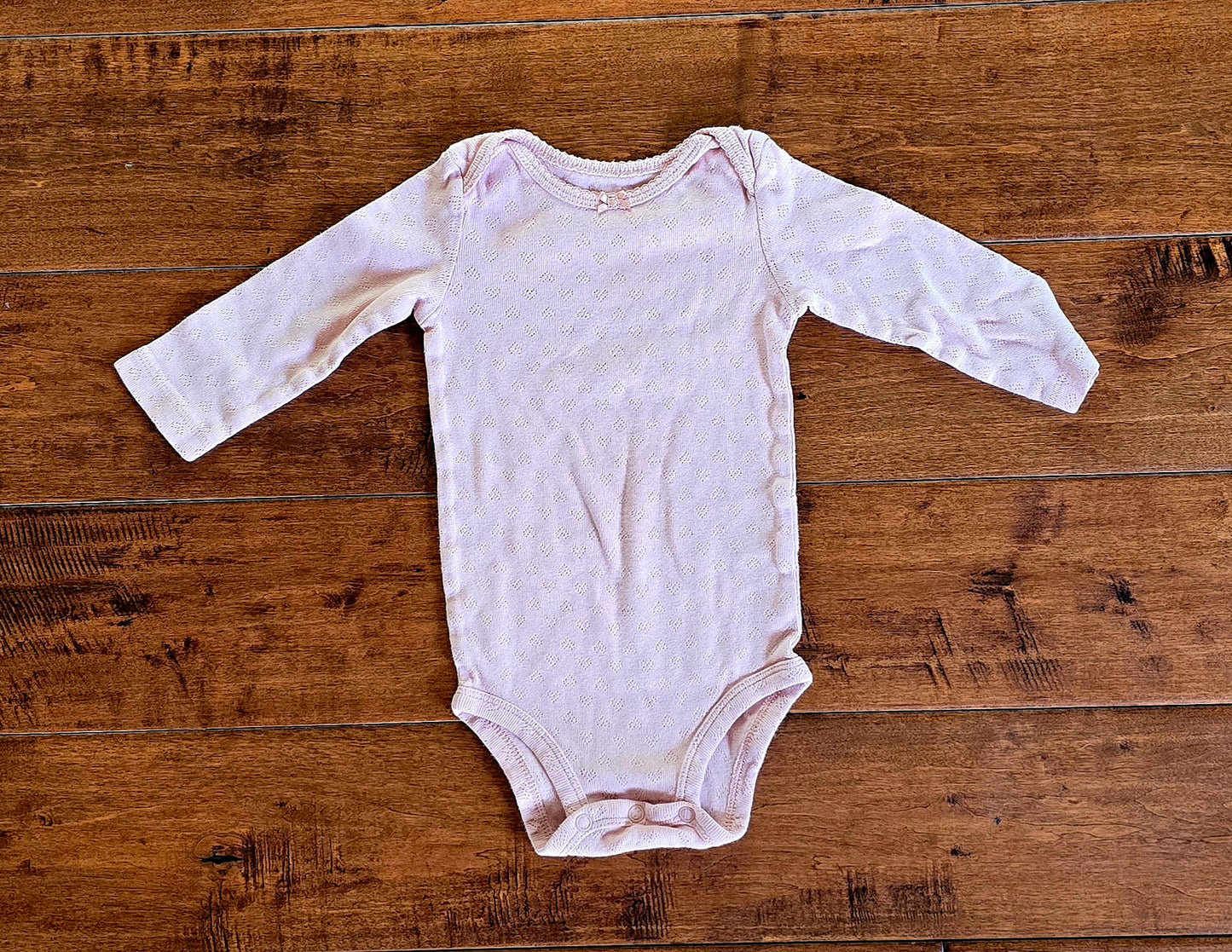 Carter's Girls 3-Pack Long-Sleeve Original Bodysuits-9M