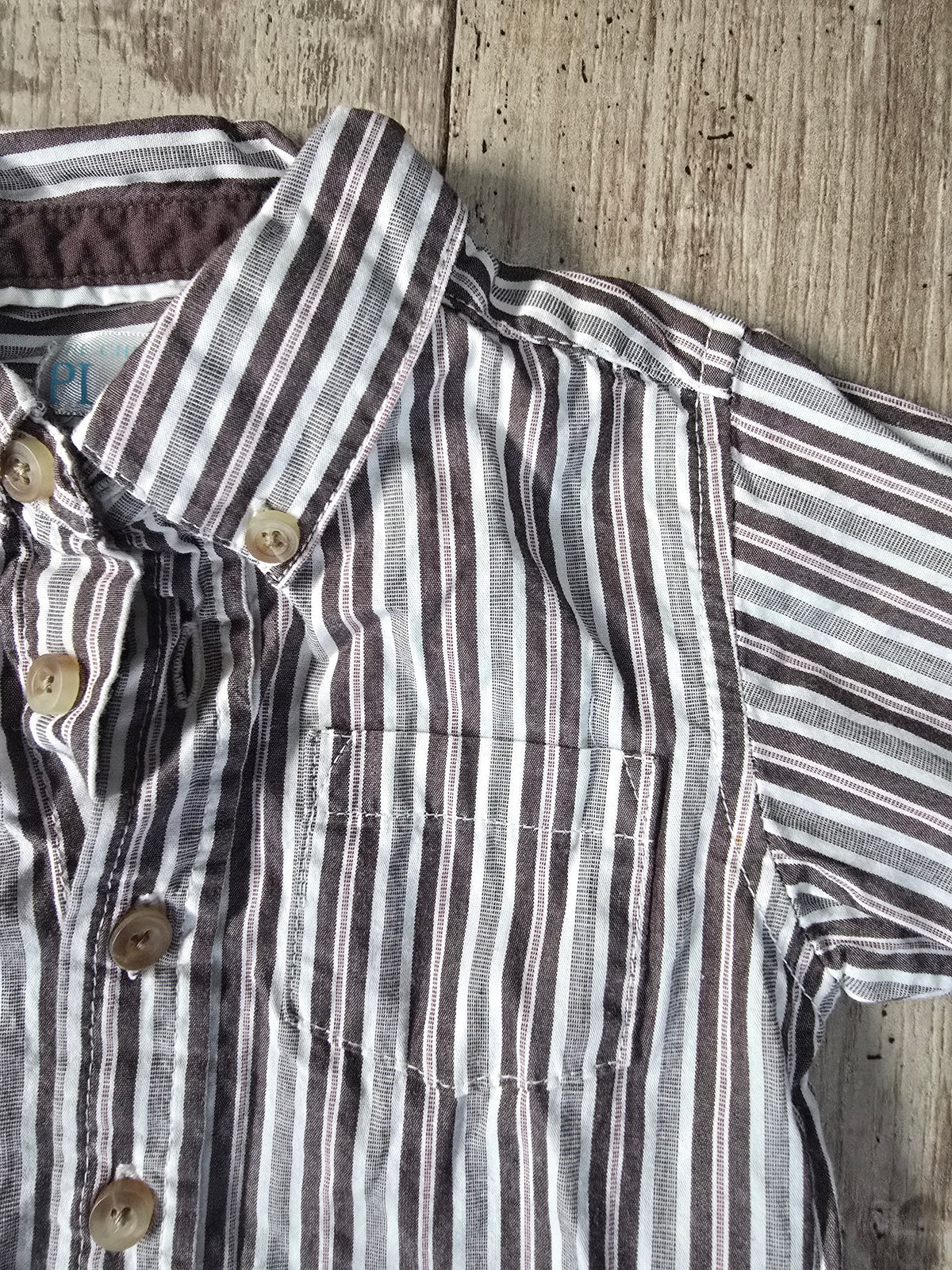 TCP Boys Button Down Shirt - 3/6M