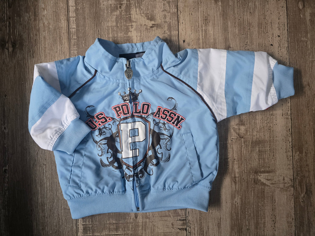 U.S. Polo Boys Zip-Up Track Jacket - 0/3M