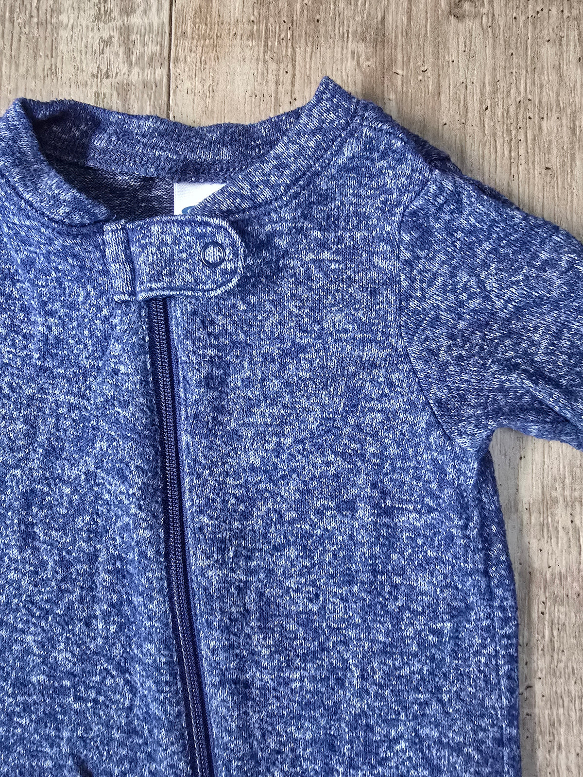 Old Navy Boys Zip-Up Footed Sleeper Pajamas - 0/3M