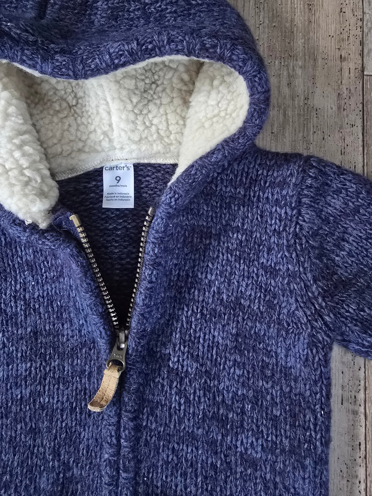 Carter's Boys Full-Zip Sweatshirt - 9M