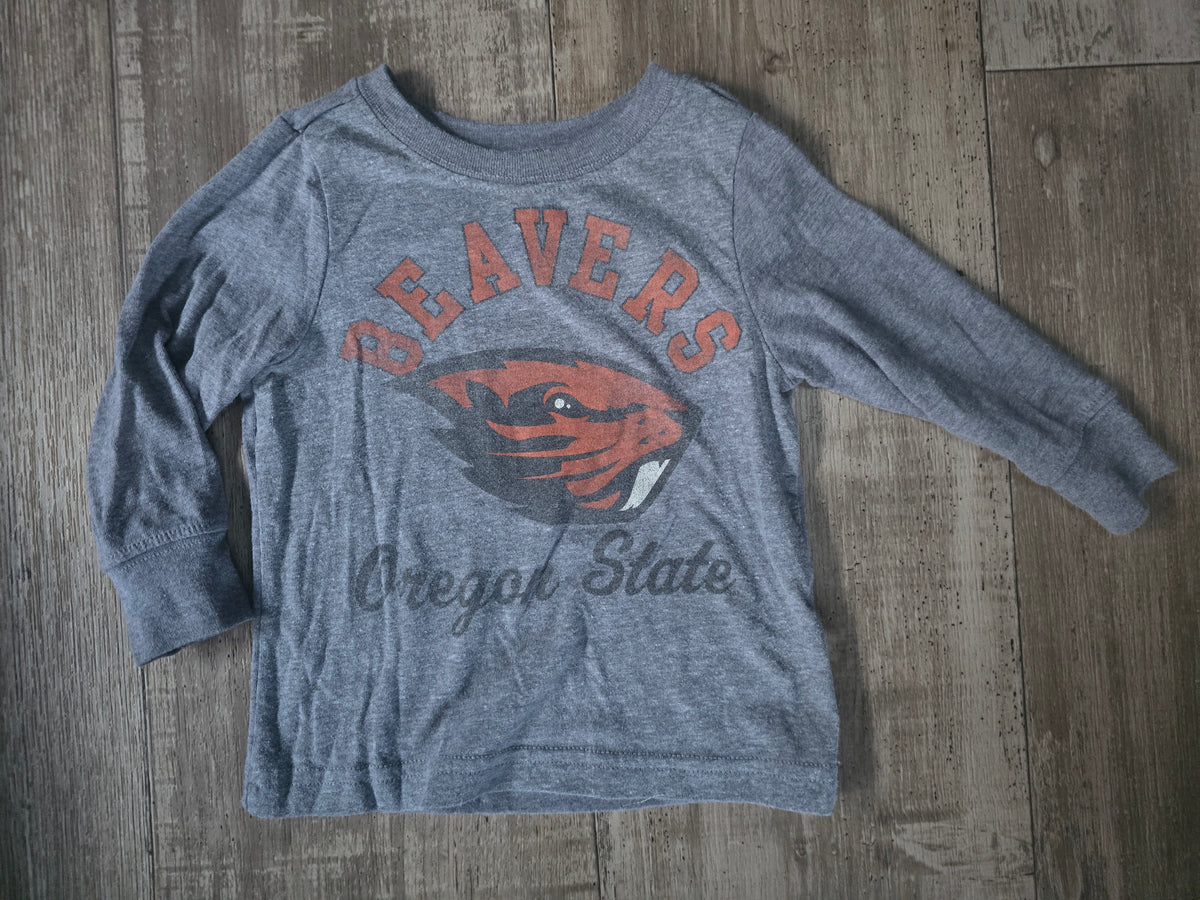 University Boys Beavers Long Sleeve Shirt - 12/18M