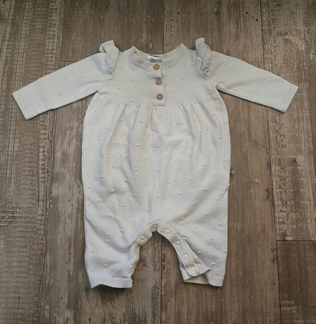 Carter’s Girls Long-Sleeve Romper – 0-3M