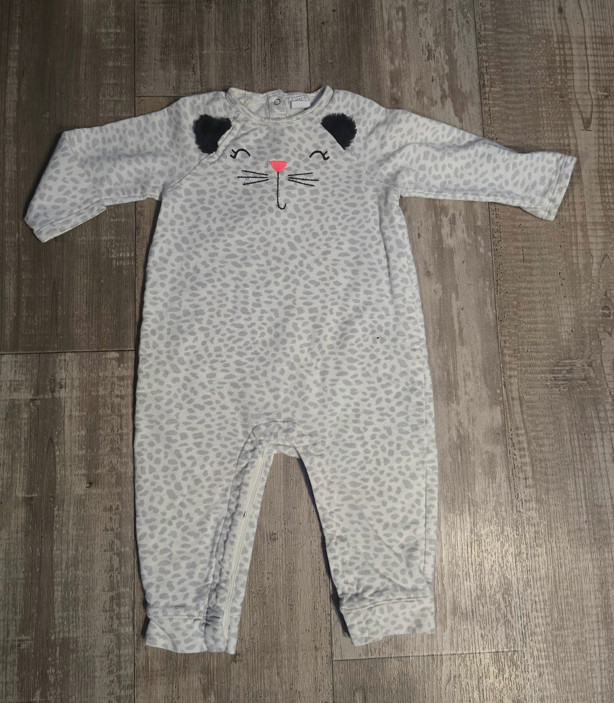Gap Baby Girls Leopard Print Romper – 12/18M