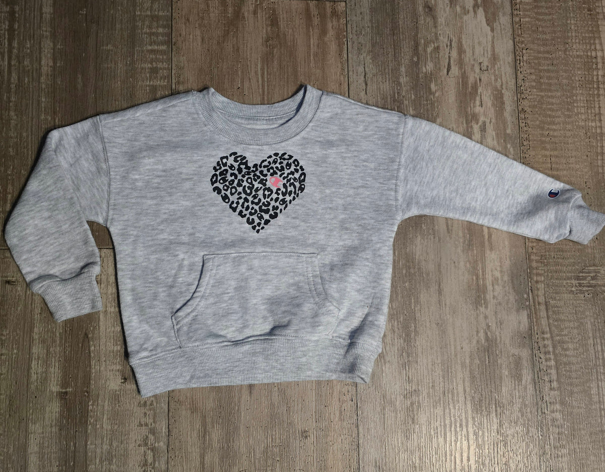 Champion Girls Fleece-Lined Sweatshirt - 18M