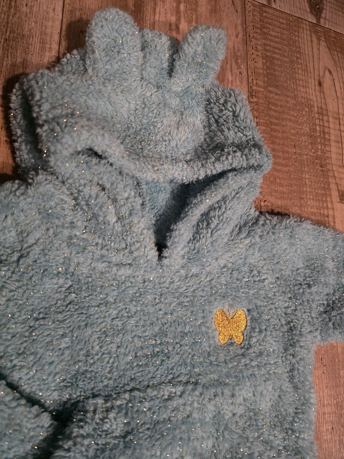 MyDestiny Girls Sherpa Hooded Sweatshirt – Size 2T