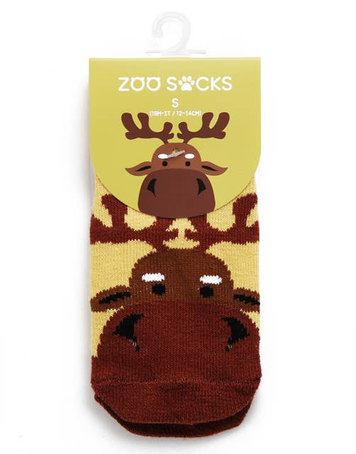 Moose Zoo Socks Baby Animal Socks