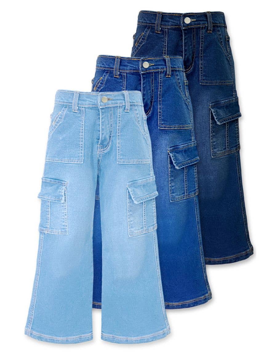 Denim Cargo Jeans