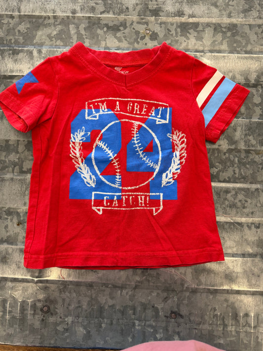 Okie Dokie Baseball Tee - 12M