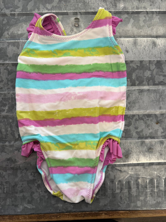 Old Navy Striped One-Piece Suit - 6/12M
