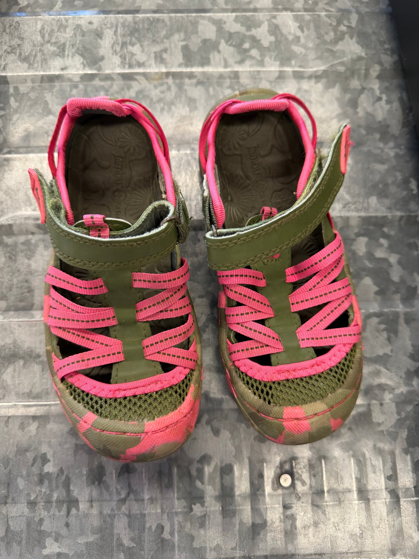 Jambu Pink/Green Sandal - 10