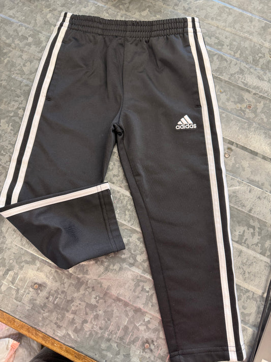 Adidas Black Striped Sweats - 4