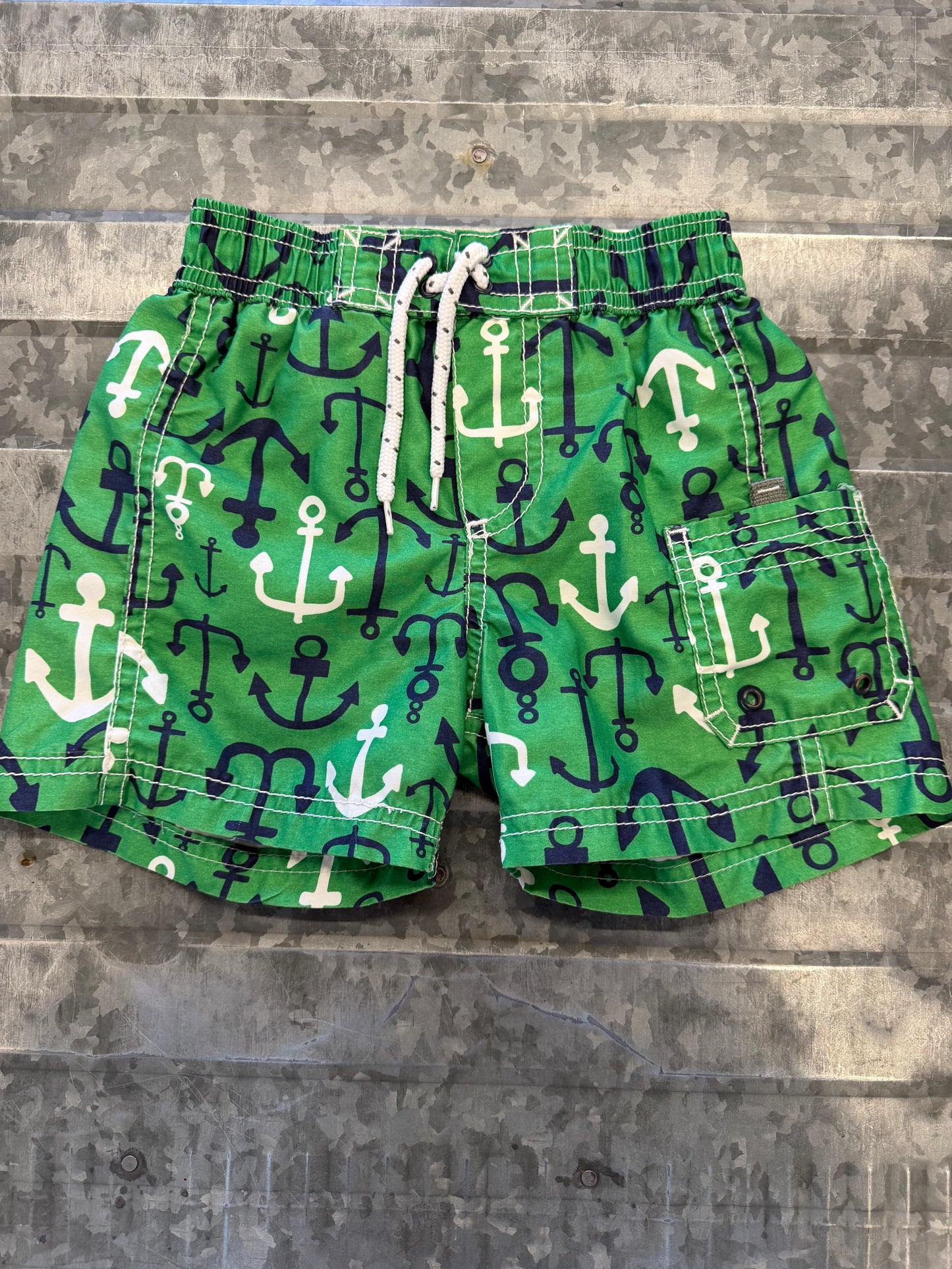 Carter Green Anchor Trunks - 2T