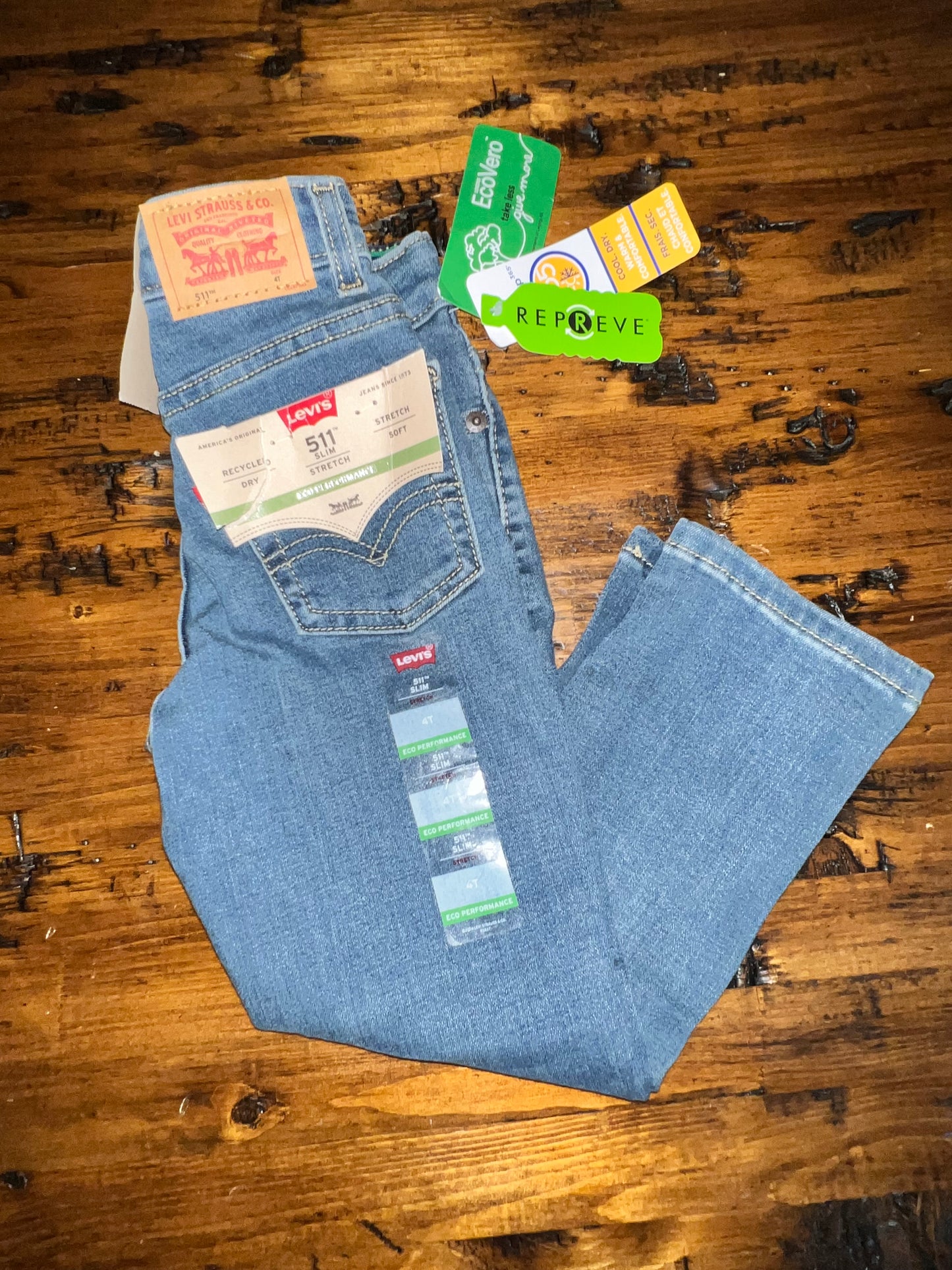 NWT 511 Slim Levi Pants - 4T