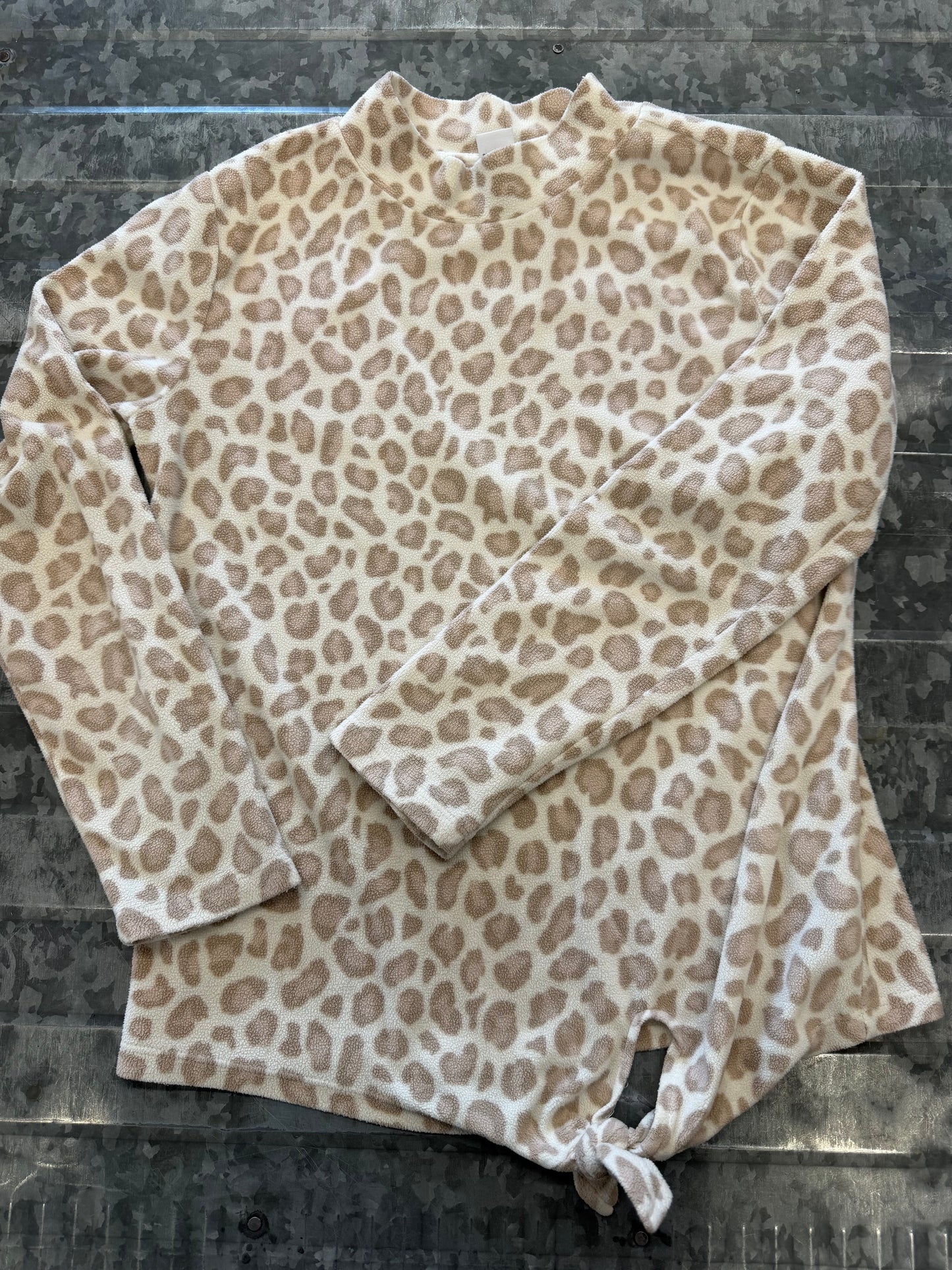Old Navy Leopard Print Sweatshirt - 10/12