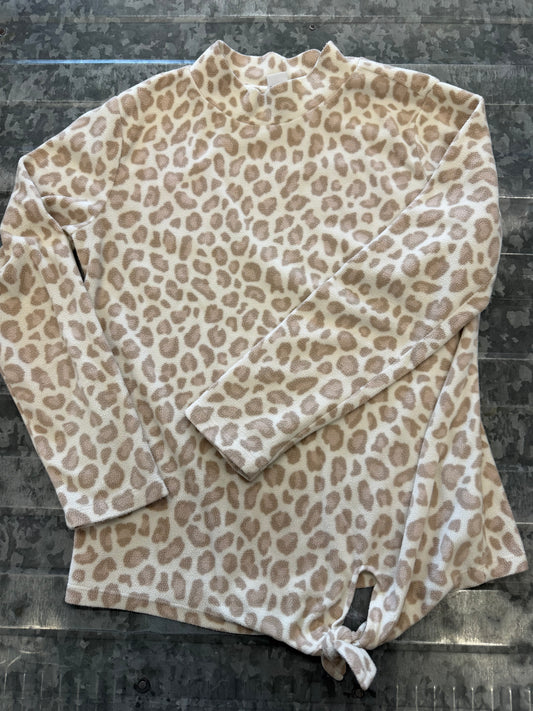 Old Navy Leopard Print Sweatshirt - 10/12