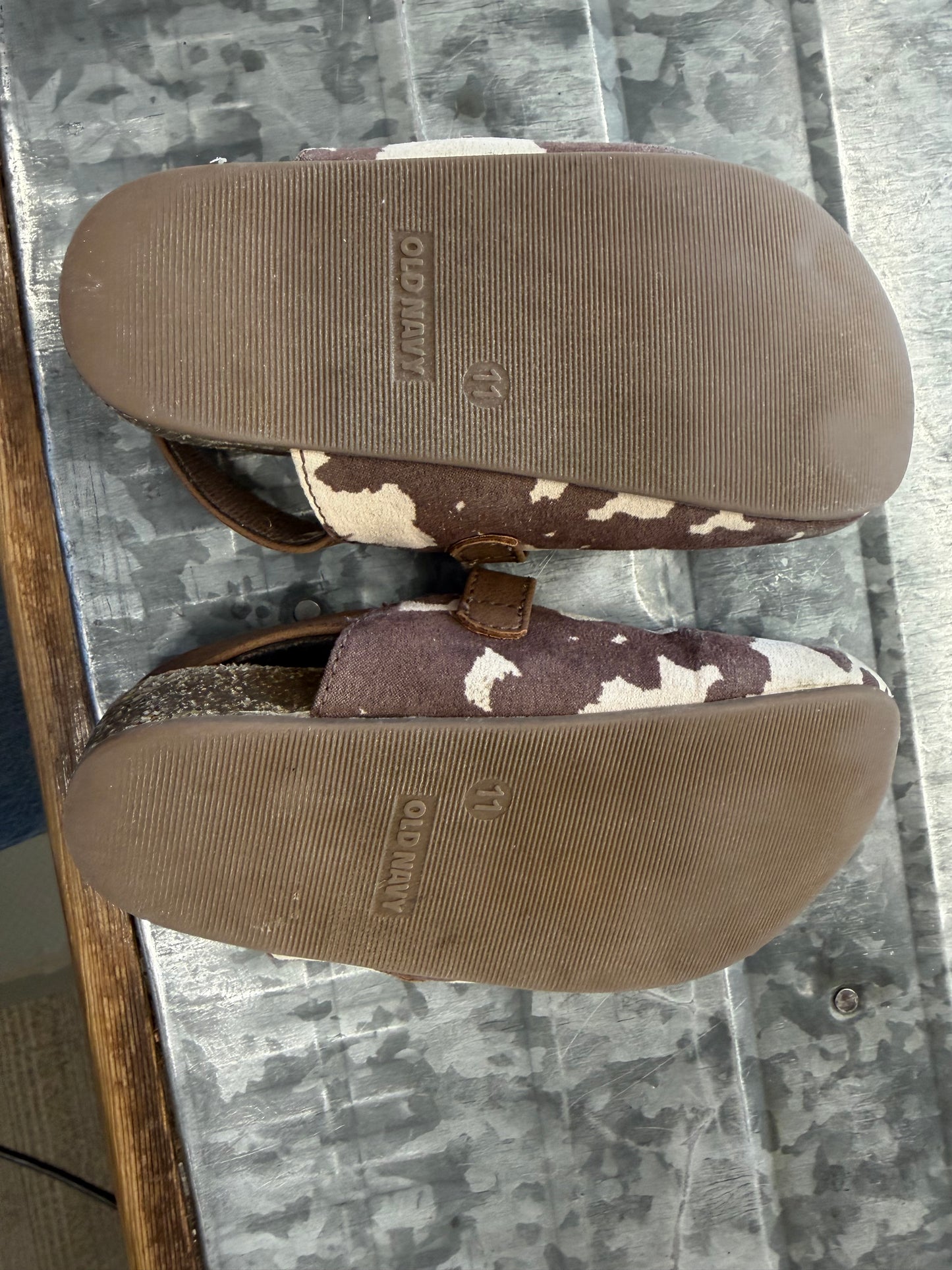 Old Nacy Cowhide Canvas Shoe - 11