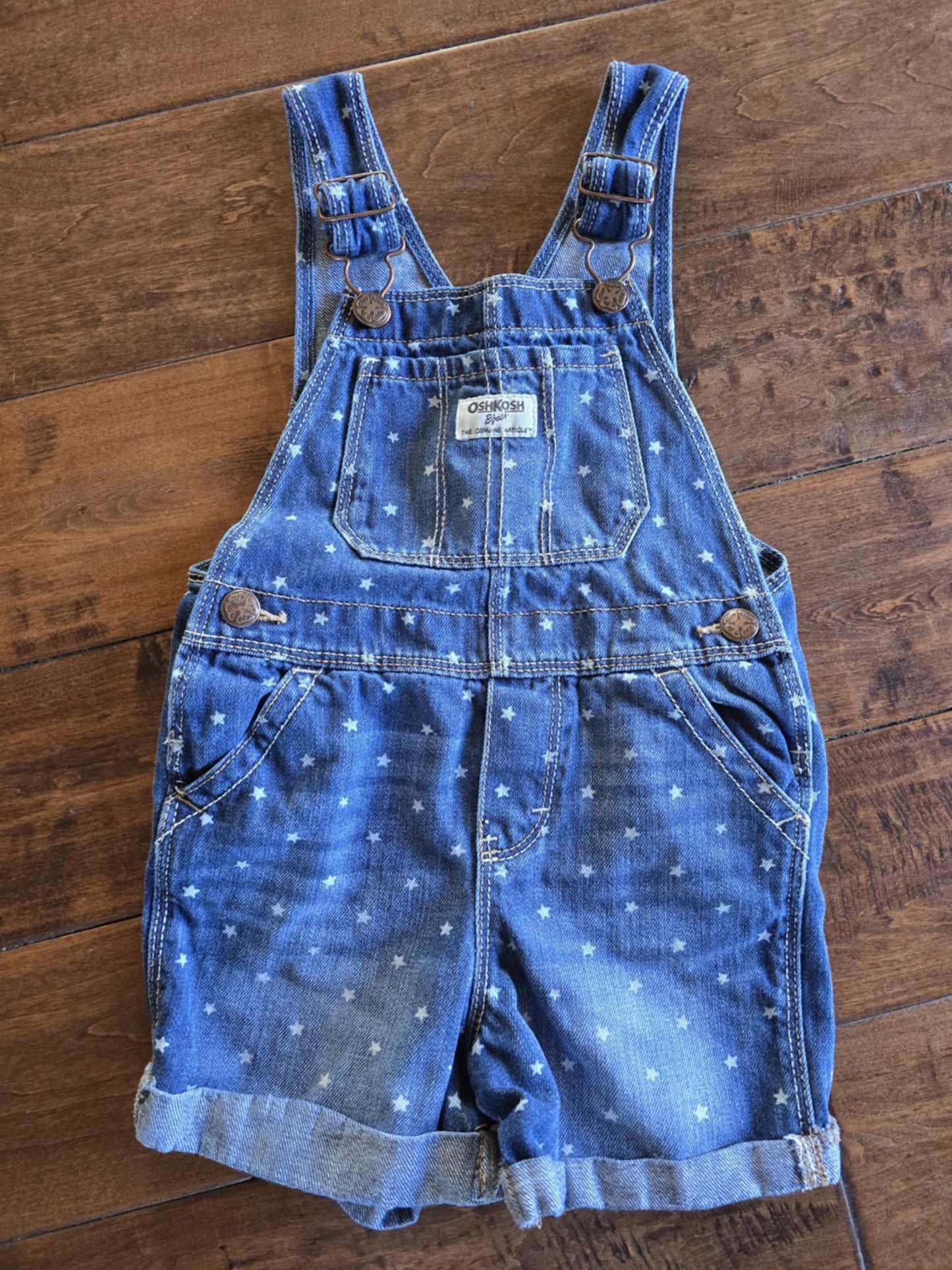 OshGosh Star Bib Overalls-3T