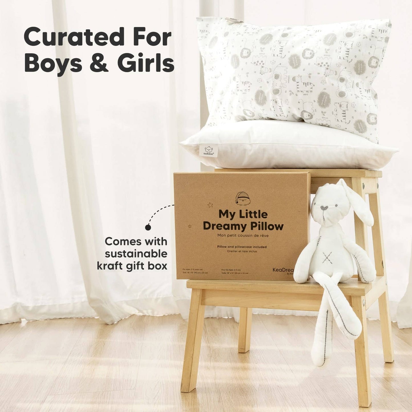 Toddler Pillow With Case - Construction