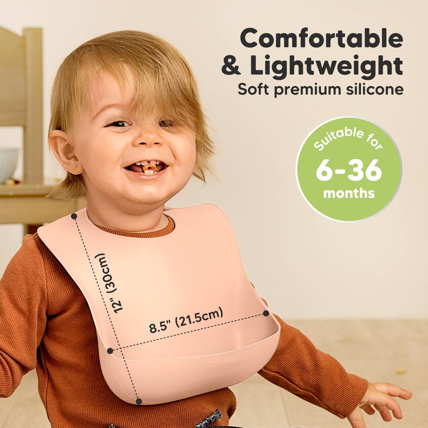 2-Pack Silicone Bibs