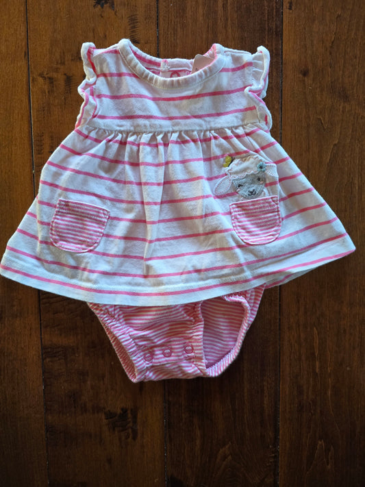 Carter's Easter Onesie Dress-3M