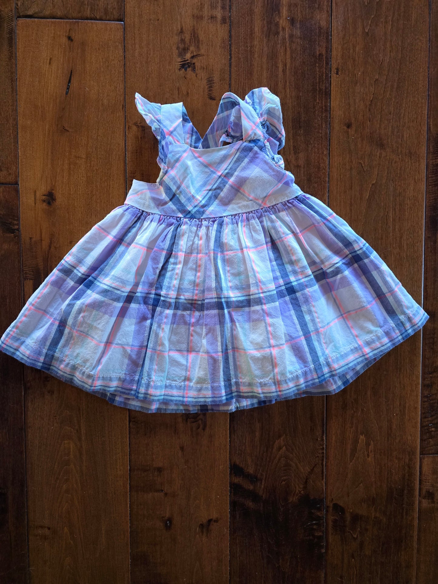 Baby B'gosh Plaid Sundress-3/6M