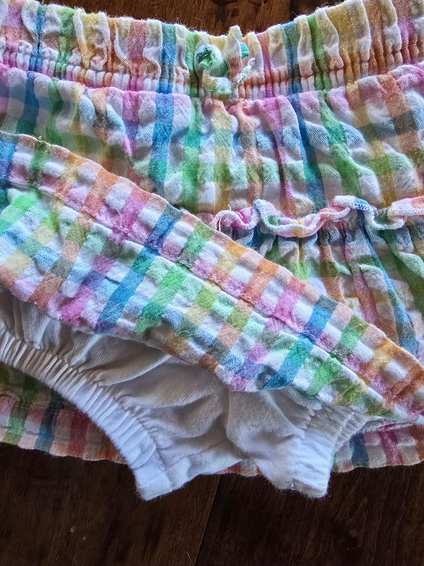 Okie Dokie Plaid Skirt-12M