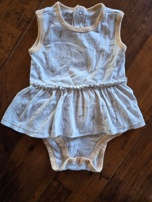 Casual Easter Onesie Dress-18M