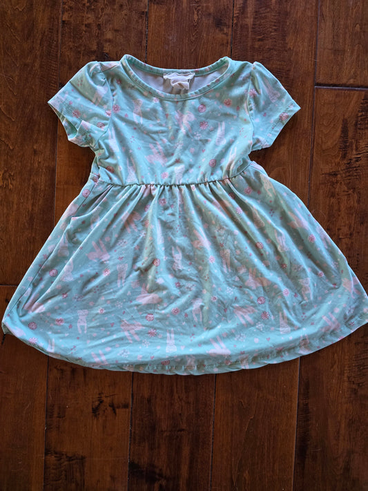 Blue Easter Casual Dress-3T