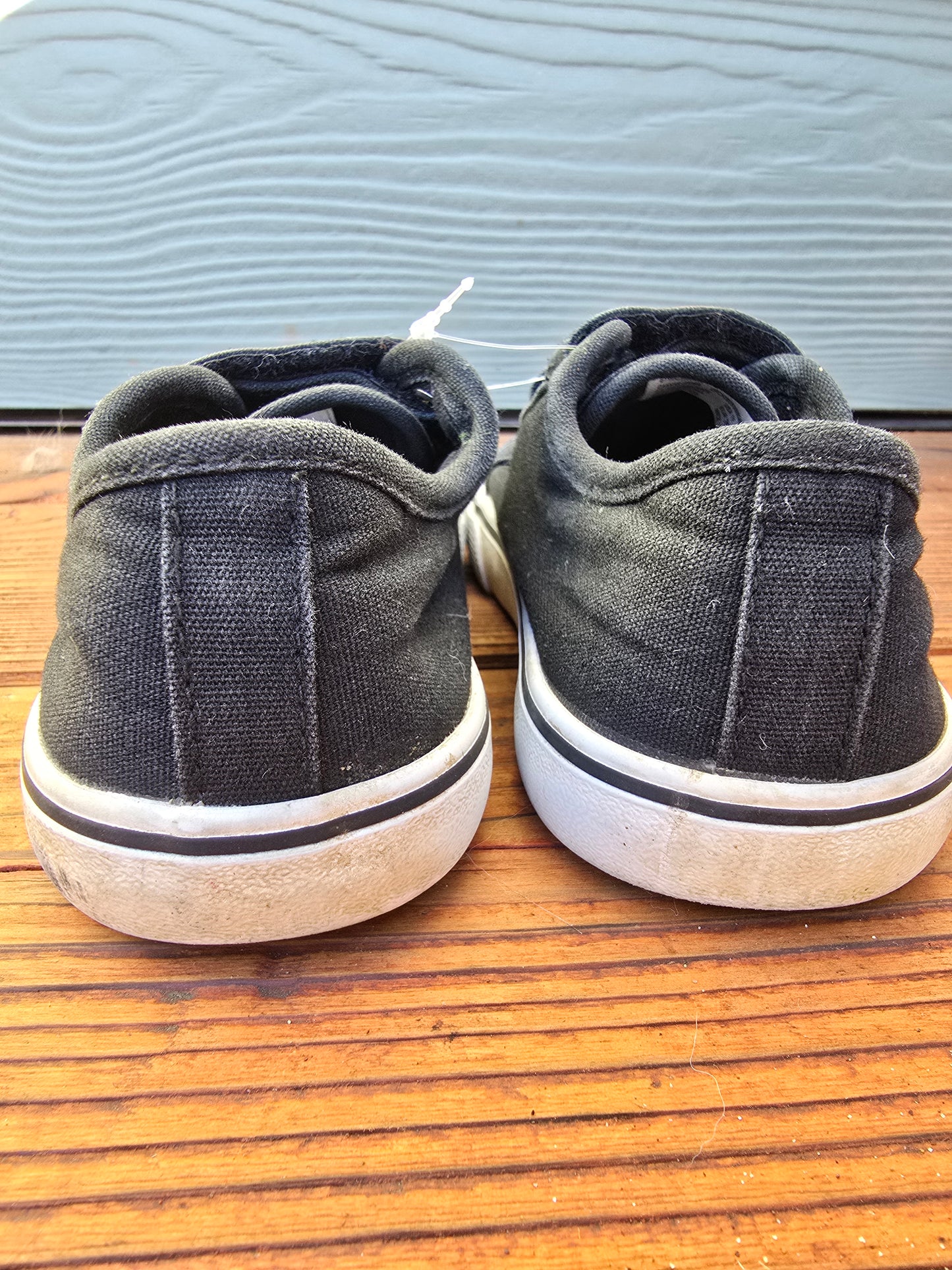 Simple Black Velcro Shoes-11C