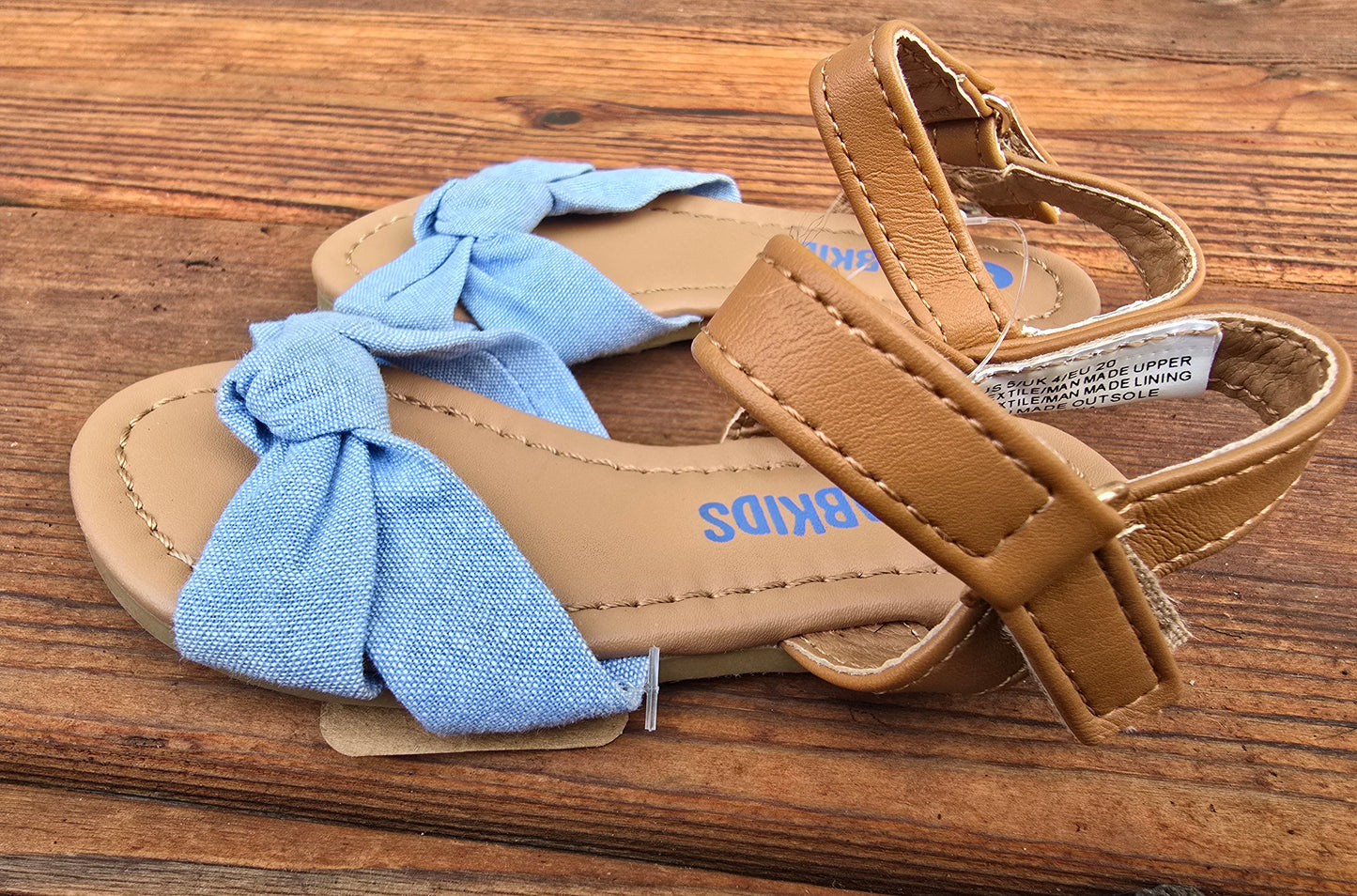 Fabkids Denim Sandals-5INF