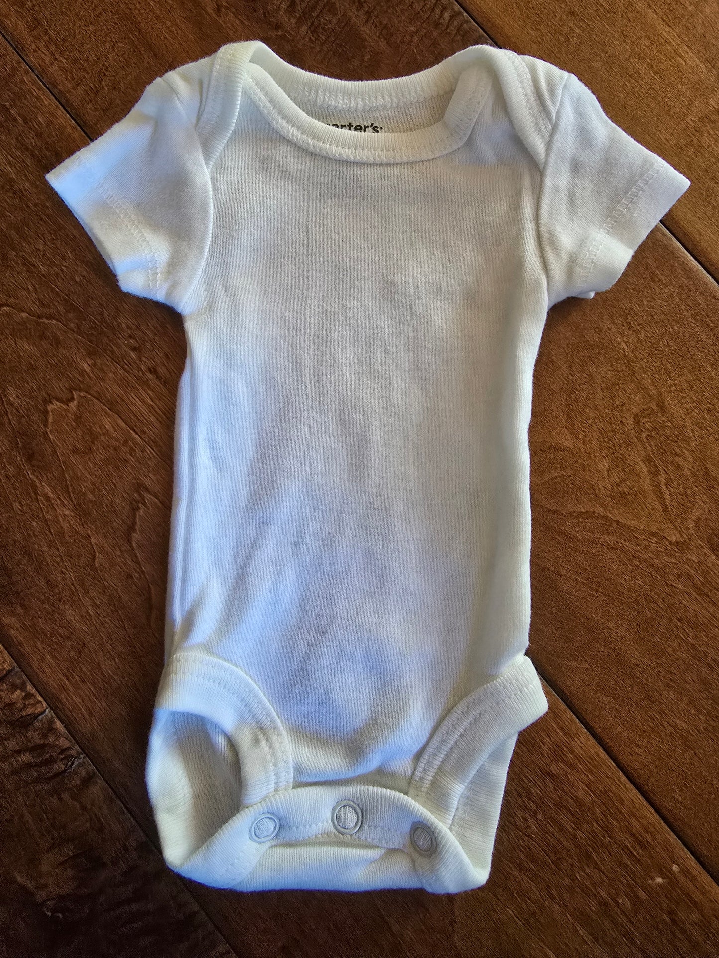 Carter's White Onesie-PRE