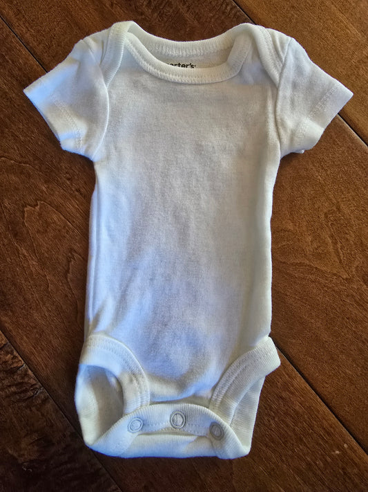 Carter's White Onesie-PRE