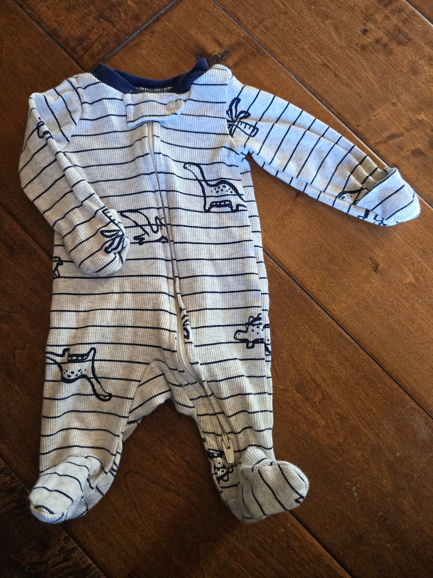 Carter's Stripes and Dinos Sleeper-PRE