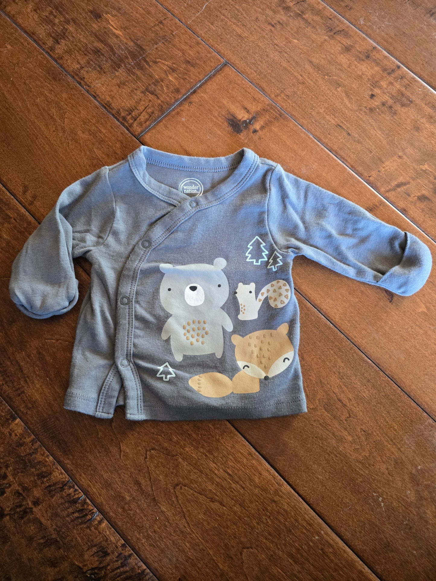 Wonder Nation Forest Animal Sleep Shirt-PRE