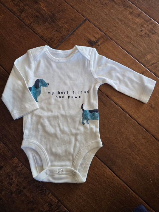 Carter's Wiener Dog Onesie-NB