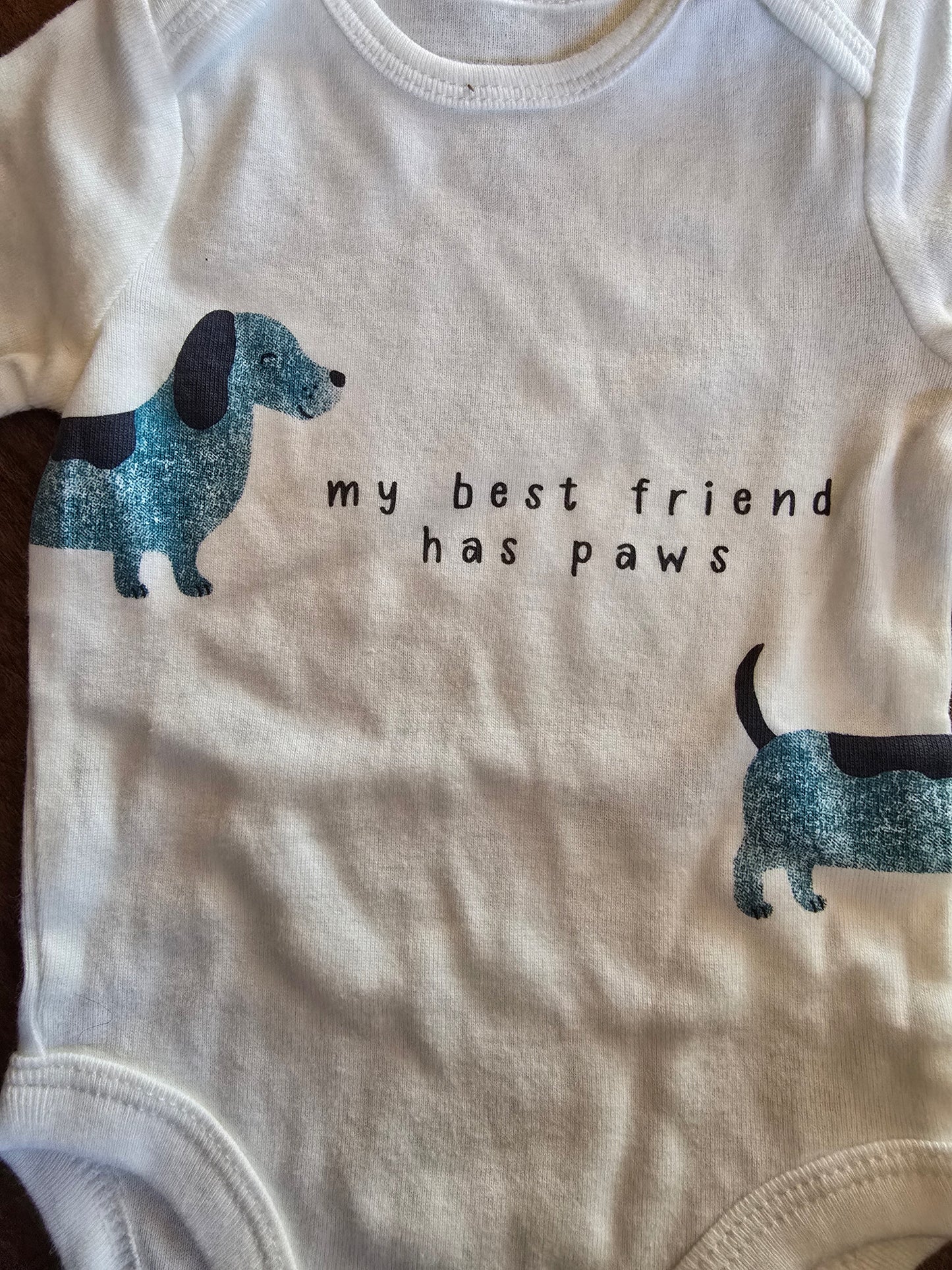 Carter's Wiener Dog Onesie-NB