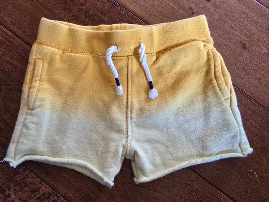 Peek Yellow Sweatpants Shorts-3/6M