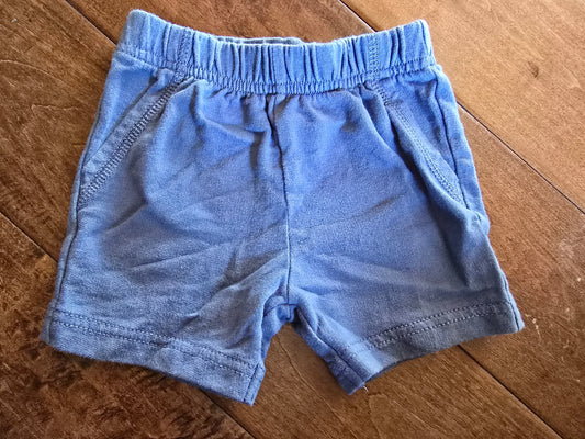 Carter's Blue Pull-On Shorts-6M