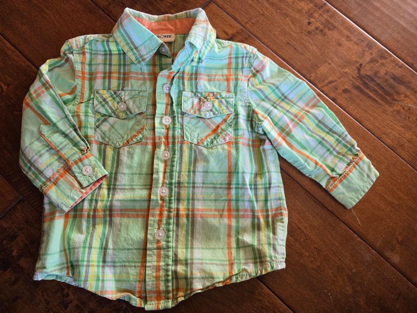 Cherokee Button Down Shirt-12M