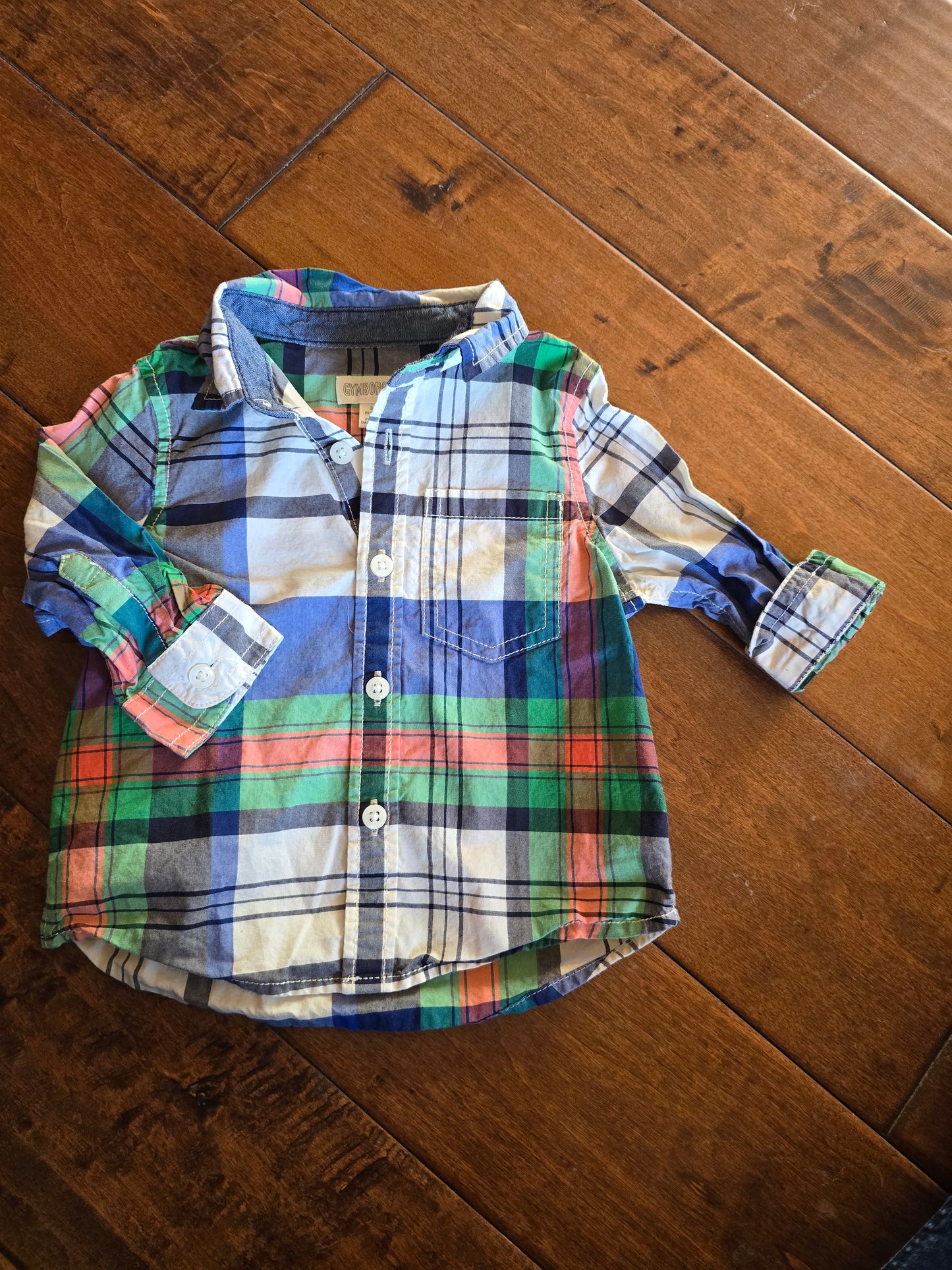 Gymboree Button Down Shirt-3/6M