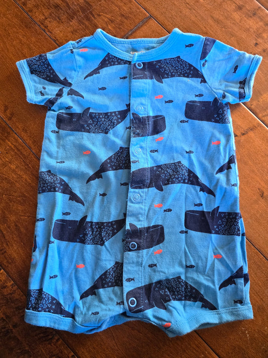 Carter's Whale Short Sleeve Jumper-6M