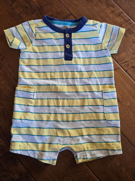 Carter's Yellow Short Sleeve Jumper-6M