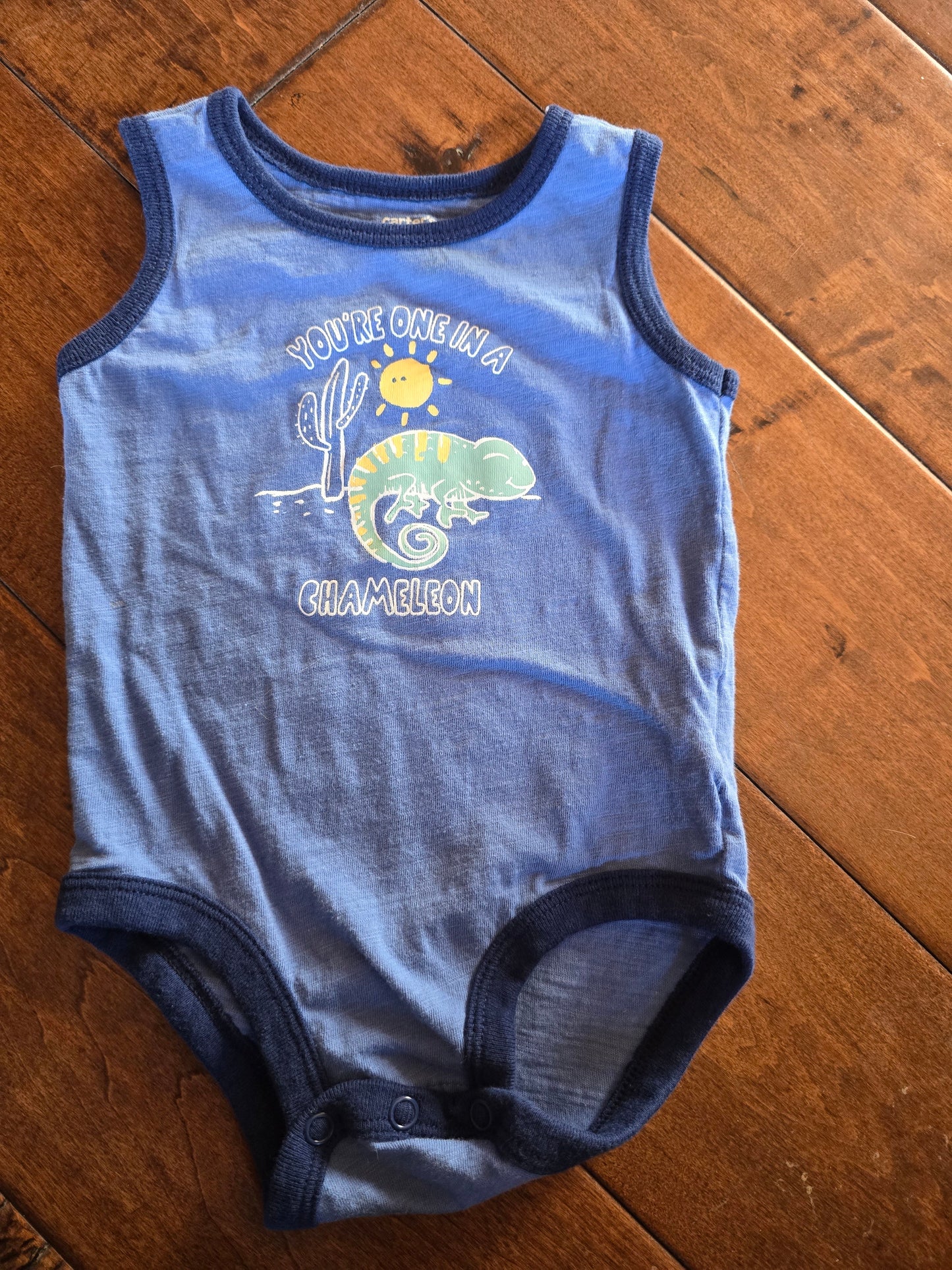 Carter's Chameleon Onesie Tank-3M