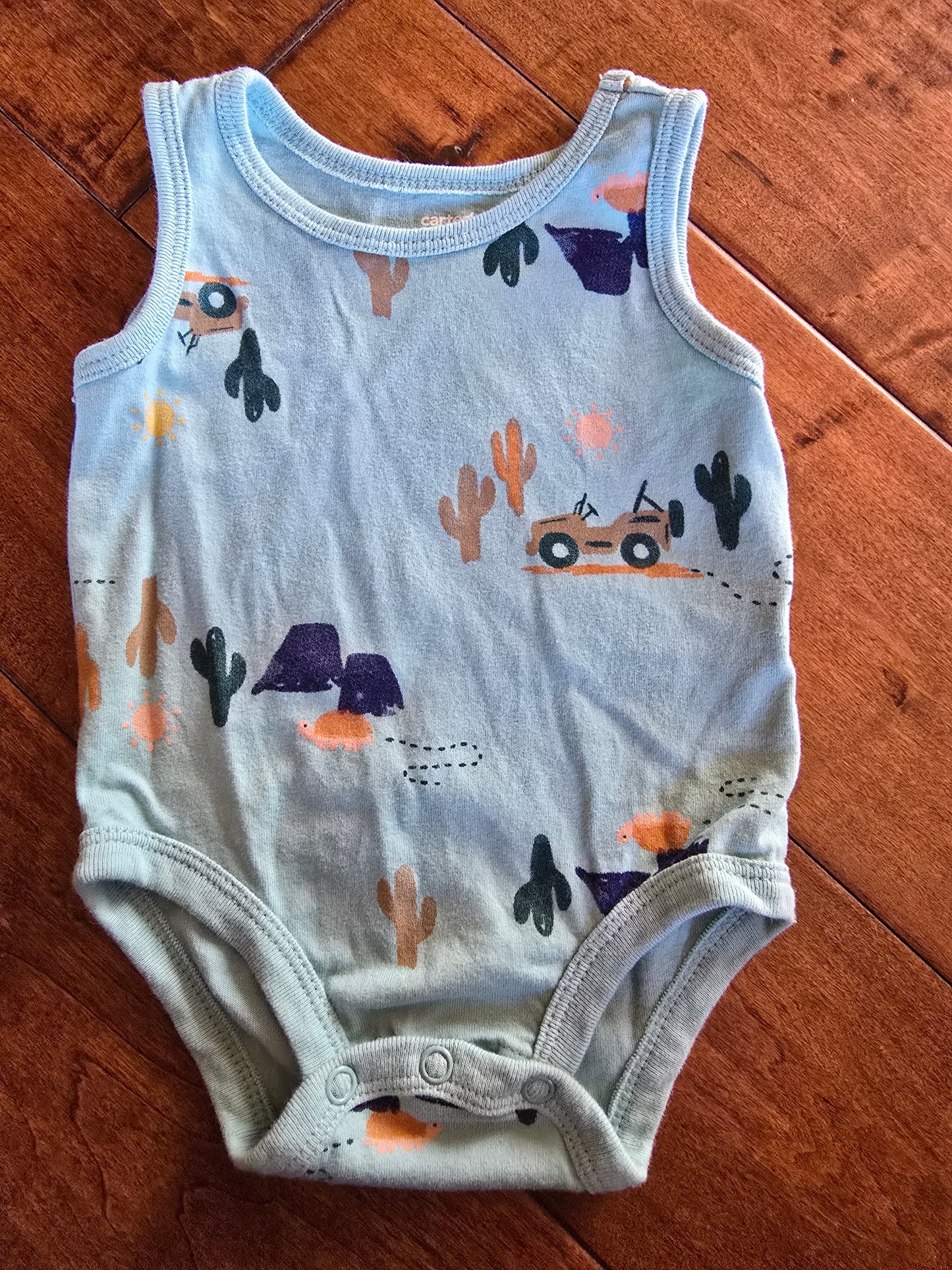 Carter's Desert Onesie Tank-3M