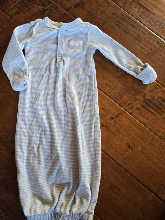 Carter's Hippo Sleep Gown-3M