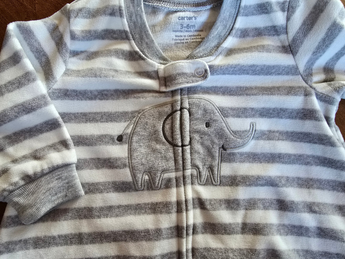 Carter's Elephant Fleece Sleep Sack-3/6M