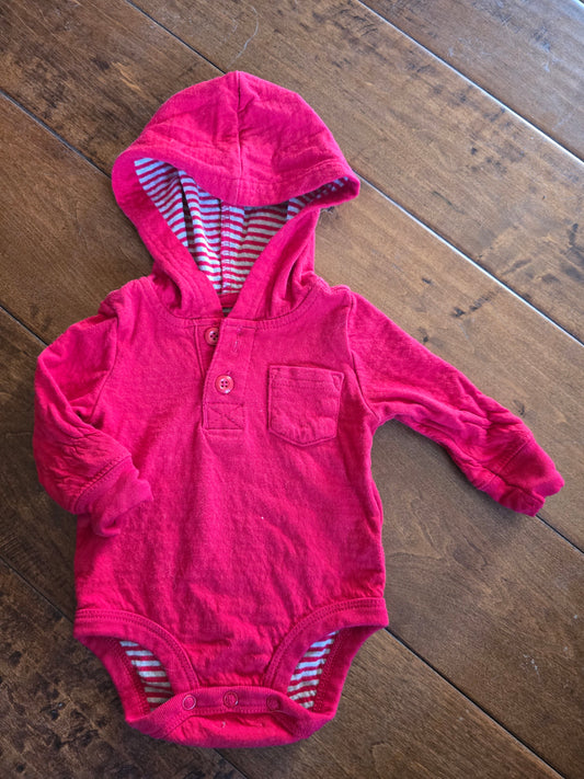 OshKosh Hoodie Onesie-3M