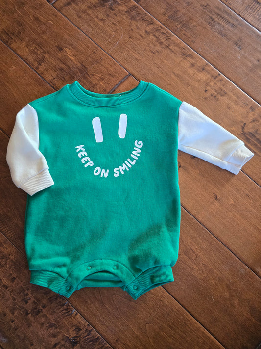 Old Navy Smile Sweatshirt Jumper-0/3M