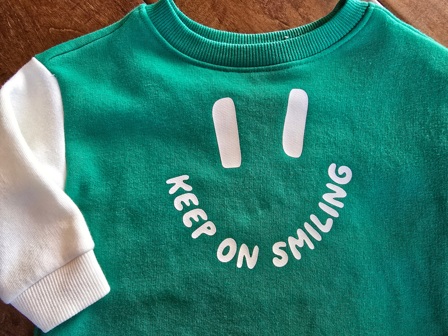 Old Navy Smile Sweatshirt Jumper-0/3M